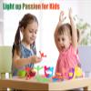 BlissfulTie Updated Magnetic Toys for Kids in Robot Shape, Creativity Fidget Magnets, Magnet Men for Travel Toys, Funny Magnetic People for Kids (Translucent, 30 Pcs) view 3