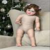 26 Inch Pippa Reborn Doll Princess Toddler Real Born Baby Doll Girl with Brown Curly Hair and Feeding Accessories Anatomically Correct Lifelike Newborn Baby Doll That Look Real for Kids Ages 5+ view 3