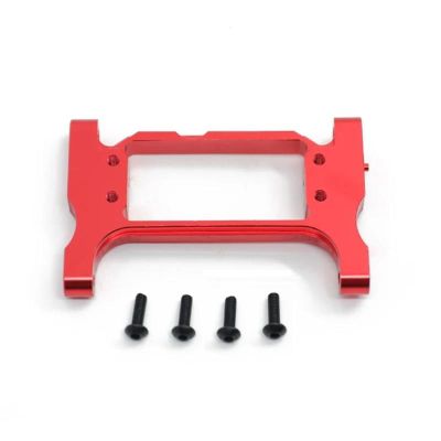 RC Car Accessories for Traxxas for TRX4 for Bronco for Blazer Sport G500 for TRX6 1/10 Front Servo Mount for Chassis Steering Crossmember RC Crawler Car Parts(Red)