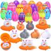 12 Pack Prefilled Easter Eggs With Toys, Pull Back Rabbit Carrot Car Easter Basket Egg Hunt Stuffers, Pre Filled Easter Eggs Fillers for Kids Gifts Party Favors, Goodie Bag Stuffer, Easter Prizes view 1