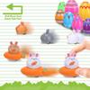 12 Pack Prefilled Easter Eggs With Toys, Pull Back Rabbit Carrot Car Easter Basket Egg Hunt Stuffers, Pre Filled Easter Eggs Fillers for Kids Gifts Party Favors, Goodie Bag Stuffer, Easter Prizes view 3