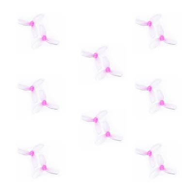16PCS HQ Ultralight Whoop Prop 31MMX3(1.2X1.1X3) Pink-1MM Shaft
