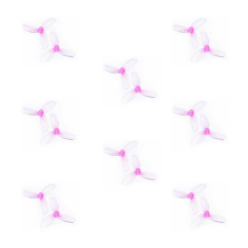 16PCS HQ Ultralight Whoop Prop 31MMX3(1.2X1.1X3) Pink-1MM Shaft