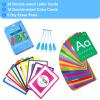 ABC Letter Flash Cards for Toddlers with 5 Dry Erase Pens, Preschool Learning Toys Alphabet Memory Game, 36PCS Double-side Flashcards,Letter Enlightenment, Early Education Flashcards for Kids Ages 1-5 view 2