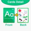 ABC Letter Flash Cards for Toddlers with 5 Dry Erase Pens, Preschool Learning Toys Alphabet Memory Game, 36PCS Double-side Flashcards,Letter Enlightenment, Early Education Flashcards for Kids Ages 1-5 view 4