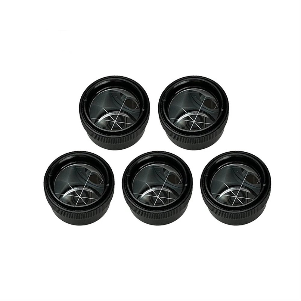 GHZHANG 5PCS High Precision Silver Coated Mini Peanut Prisms With Metal Casings, For The Replacement Of Total Station Measurement