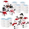 BANBBUR 21 Pack Christmas Stocking Stuffers for Kids,Christmas Crafts Build a Snowman Kit Snowman Crafts for Kids view 1