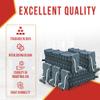 Mytee Products (4 Pack) Cribbing Block Stacker 6" x 7" x 24" - Black - High Density Polymer Material view 4