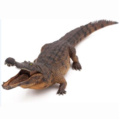 EOIVSH Giant Alligator Toy, 15" Realistic Crocodile Action Figure with Moveable Jaw, Educational Wild Life Animal Aligator Figurine for Kids, Great for Gift, Cake Topper & Decoration