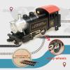 HO Scale 1:87 Electric Train Sets, Black Locomotive Trainset with Remote Control Track Power Pack and Speed Controller Ages 14+ view 3