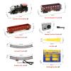 HO Scale 1:87 Electric Train Sets, Black Locomotive Trainset with Remote Control Track Power Pack and Speed Controller Ages 14+ view 4