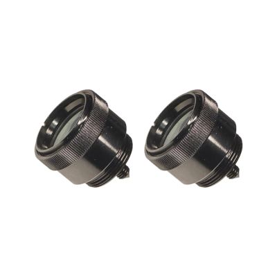 GHZHANG 2PCS High Precision Silver Coated Mini Peanut Prisms With Metal Casings, For The Replacement Of Total Station Measurement