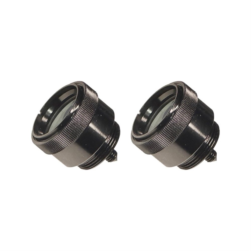 GHZHANG 2PCS High Precision Silver Coated Mini Peanut Prisms With Metal Casings, For The Replacement Of Total Station Measurement