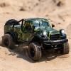 Dodoore D883 RC Crawler Pickup Truck, 1:18 Scale Remote Control Car, 4WD Off-Road RC Rock Crawler with LED Lights and 2 Rechargeable Batteries for Adults (Green) view 2