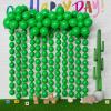105pcs Linking Balloons 6 Inch Green Quick Link Balloons for Photo Shoot Gender Raver Anniversary Bridal Christmas Wall Backdrop Baby Shower Birthday St Patrick Decorations view 1