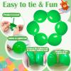 105pcs Linking Balloons 6 Inch Green Quick Link Balloons for Photo Shoot Gender Raver Anniversary Bridal Christmas Wall Backdrop Baby Shower Birthday St Patrick Decorations view 3
