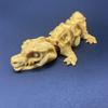3D Printed Small Crocodile Toys Full Body Joints Movable Indoor Toys Decorative Gifts Desktop Ornaments Gifts for Friends 13cm/5.12in (Gold) view 1