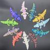 3D Printed Small Crocodile Toys Full Body Joints Movable Indoor Toys Decorative Gifts Desktop Ornaments Gifts for Friends 13cm/5.12in (Gold) view 2
