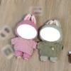 niannyyhouse 10cm-15cm 20cm Plush Doll Clothes Turtleneck Sweater Stuffed Toy Dressup (Beige, 10cm-15cm) view 3