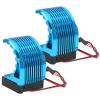 equlup RC Motor Heatsink, 2pcs 42mm/1.7in DC 5V 0.15A Universal Aluminum Alloy Brushless Motor Cooling Fan for Hobbywing4274 7282 1515 RC Car view 2