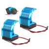equlup RC Motor Heatsink, 2pcs 42mm/1.7in DC 5V 0.15A Universal Aluminum Alloy Brushless Motor Cooling Fan for Hobbywing4274 7282 1515 RC Car view 3