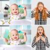 ShineMe Stainless Steel Bowls for Kids, 6 pack Toddler Bowls with Removable Colorful Silicone Sleeve, Unbreakable Baby Bowls for Soup, Cereal, Yogurt, Snacks... view 4