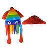 2pcs Halloween Headgear Funny Novelty Hats Costumes Halloween Party Cap Bonnet Squid Hat Headwear for for Kid Birthday Party Dress up Funny Hat Cloth/1650