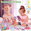 Officygnet Toys for Girls 3 Years Old, Toddler Purse Girl Toys with Pretend Makeup Kit, Pretend Princess Play Purse Toy for Little Girl, Christmas Birthday Gifts for Toddler Girls Age 3, Purple view 3