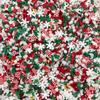 Candy Cane Crunch, Fake Christmas Holiday Polymer Clay Sprinkle Mix, Resin Shaker Fake Sprinkle Mix for Slime Decoden Jimmies - Non Edible (Red White and Green, 15 gram bag) view 1
