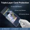 1000 Card Sleeves Top Loaders for Cards, 3"X4" Toploaders for Cards, Premium Baseball Card Protectors Hard Plastic for Sports and Game Cards (500 Top Loaders + 500 Clear Sleeves) view 3