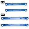 hopsupRC Aluminum Chassis Links Upgrade Parts for 1/10 Slash,Rustler,Stampede 4X4,Alloy Non-Adjustable Front&Rear Suspension Links Hops Up,Replaces 3641,4PCS,Navy Blue view 4