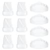 10PCS M5 Breast Pump Replacement Parts, 6pcs Silicone Duckbill Valve & 4pcs Silicone Diaphragm Compatible with Momcozy M5 Wearable Breastpump, Mom Cozy Breastfeeding Essential Accessories view 1