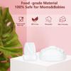 10PCS M5 Breast Pump Replacement Parts, 6pcs Silicone Duckbill Valve & 4pcs Silicone Diaphragm Compatible with Momcozy M5 Wearable Breastpump, Mom Cozy Breastfeeding Essential Accessories view 2