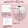 10PCS M5 Breast Pump Replacement Parts, 6pcs Silicone Duckbill Valve & 4pcs Silicone Diaphragm Compatible with Momcozy M5 Wearable Breastpump, Mom Cozy Breastfeeding Essential Accessories view 4