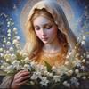 1000pcs Jigsaw Puzzle for Adults Virgin Mary Catholic Wooden Puzzle - Fun Puzzle Game Props -Religious Puzzle Preschool Toys Home Decor Gifts for Youth Children view 1