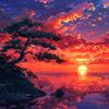 1000pcs Jigsaw Puzzle for Adults -Sunrise-Wooden Puzzles, Holiday Jigsaw Puzzles for Teenager,Best Brain Exercises for Adults Puzzles view 1