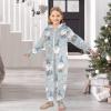 Cute Gnomes Christmas Lights Unisex Onesie Kids, Novelty One Piece Jumpsuits, Halloween Cosplay Costume for Autumn Winter, 12-13 Years view 4
