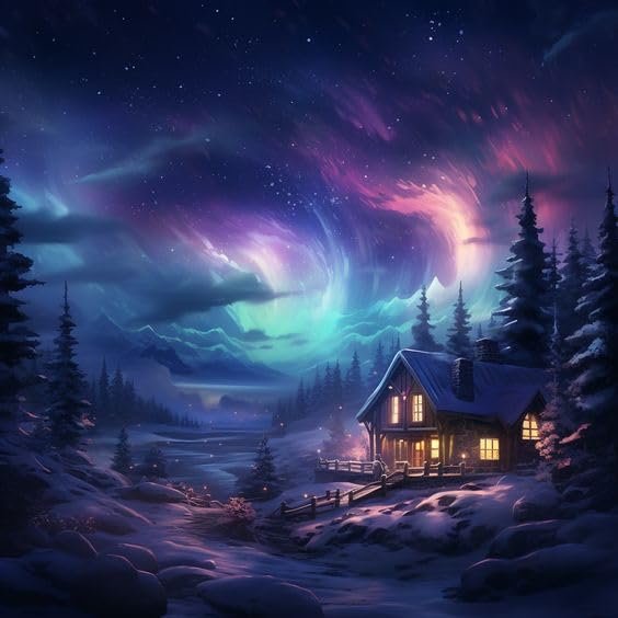 1000pcs Jigsaw Puzzles Northern Lights or Aurora Borealis Alaska Intellectual Decompressing Fun Game Adults Kids