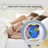 3UOOWWFA Geographical Globe, Magnetic Levitation Globe 6 Inch LED Light Student Creative Gift - Kids Educational Gift Tool Home Office Desktop Decoration, Blue-White Light view 3