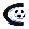 3UOOWWFA Magnetic Levitation Floating Globe, World Globe C-Shaped Magnetic Levitation Ornaments Hanging Luminous Football Creative Luminous Gift Crafts Decoration view 1