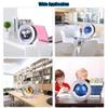 3UOOWWFA Earth Globe, Floating Globe with LED Light O-Shaped Magnetic Levitation Anti-Gravity Levitation Rotating Planet Globe Stylish Home Office Display Decoration view 3