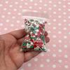 Candy Cane Crunch, Fake Christmas Holiday Polymer Clay Sprinkle Mix, Resin Shaker Fake Sprinkle Mix for Slime Decoden Jimmies - Non Edible (Red White and Green, 30 gram bag) view 3