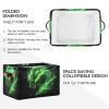 STAYTOP Flame Green Dragon Large Storage Basket Collapsible Storage Bins Waterproof Laundry Basket with Handle,Used for Home Closets, Offices, Bedrooms 2PCS view 2