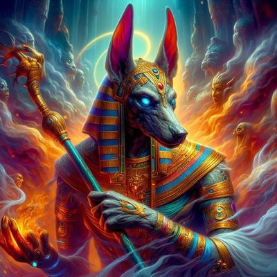 1000pcs Jigsaw Puzzle for Adults,Egyptian God of Death, Anubis Wood Jigsaw Puzzle,Brain Challenge Educational Game Relaxation Pastime Entertainment Activity Decorative Puzzle