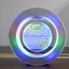 3UOOWWFA Geographical Globe, Magnetic Levitation Globe 6 Inch LED Light Student Creative Gift - Kids Educational Gift Tool Home Office Desktop Decoration, Blue Colorful Light view 1