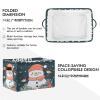 STAYTOP Merry Christmas Lovely Snowman Large Storage Basket Collapsible Storage Bins Waterproof Laundry Basket with Handle,Used for Home Closets, Offices, Bedrooms 2PCS view 2