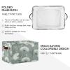 STAYTOP Grey White Dandelion Large Storage Basket Collapsible Storage Bins Waterproof Laundry Basket with Handle,Used for Home Closets, Offices, Bedrooms 2PCS view 2