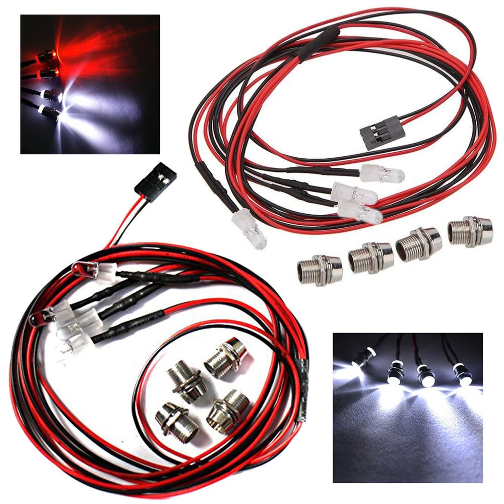 4Leds LED Light Headlights Taillight Kit Accessories & 4Leds LED Light Headlights Taillight Kit Accessories