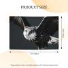 Banner Party Decor Happy Birthday Banner Backdrop Personalized Banner Sign Party Banner with Brass Grommets Party Background Black and white eagle Banner for Outdoor Indoor Christmas Decorations view 2