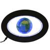 3UOOWWFA Geographical Globe, Floating Globe - Oval 3 Inch Levitating Globe - Colorful LED Light Educational Gift Tool Home Office Desk Decoration, Blue view 1